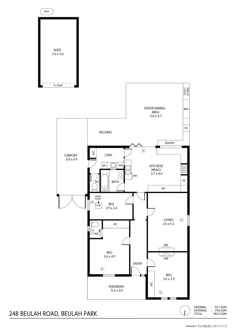 Floorplan of Homely house listing, 248 Beulah Road, Beulah Park SA 5067