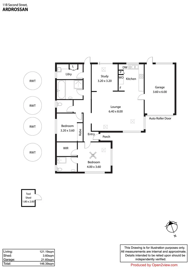 Floorplan of Homely house listing, Unit 3/11 Second Street, Ardrossan SA 5571