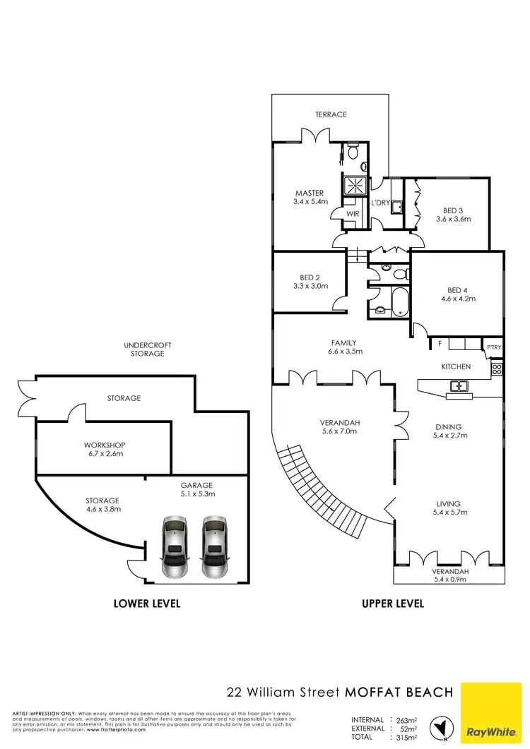 Floorplan of Homely house listing, 22 William Street, Moffat Beach QLD 4551