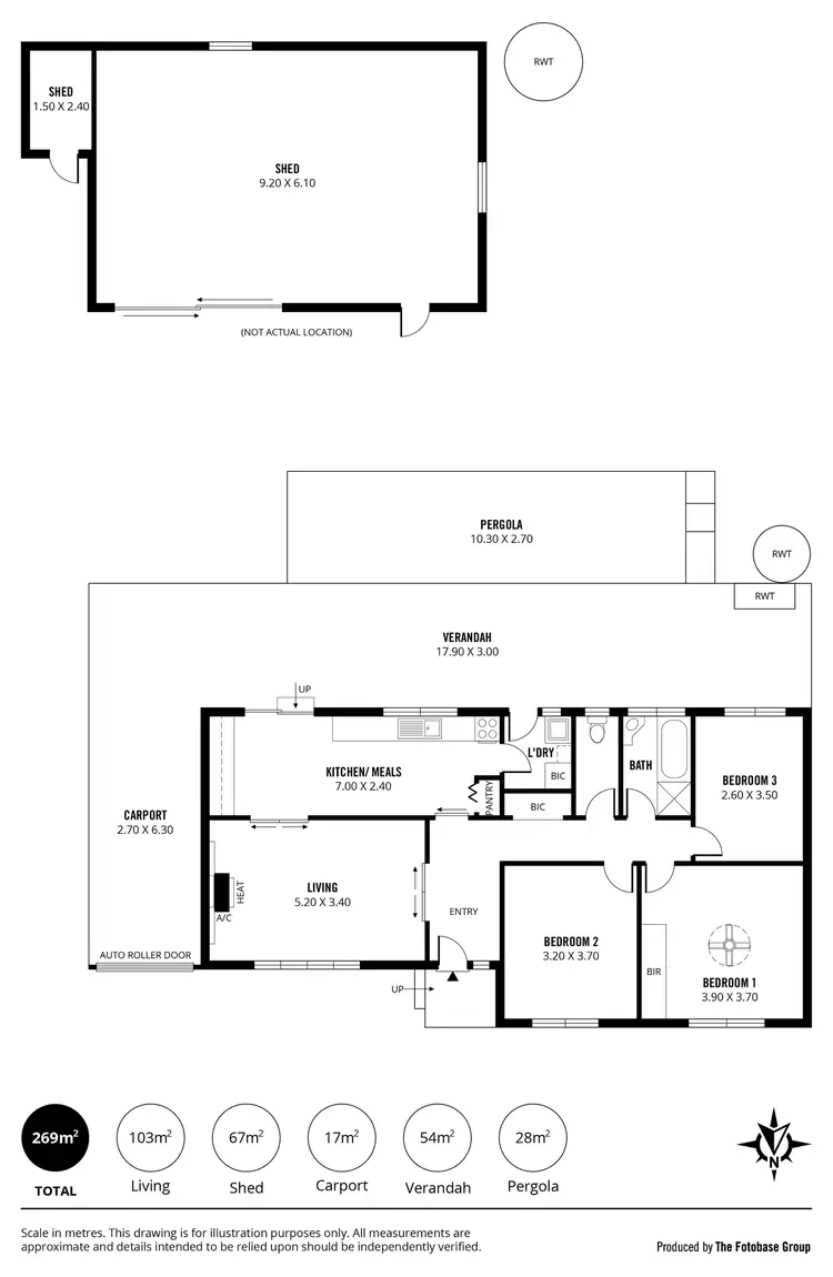 Floorplan of Homely house listing, 10 Hinton Street, Port Noarlunga SA 5167