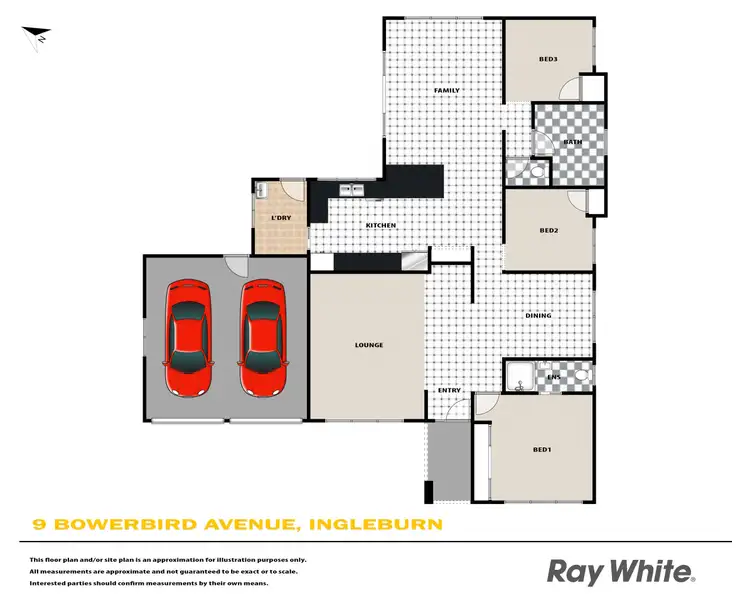 Floorplan of Homely house listing, 9 Bowerbird Avenue, Ingleburn NSW 2565