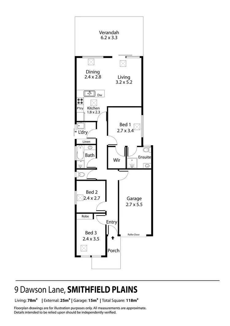 Floorplan of Homely house listing, 9 Dawson Lane, Smithfield Plains SA 5114