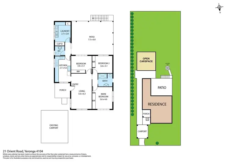 Floorplan of Homely house listing, 21 Orient Road, Yeronga QLD 4104