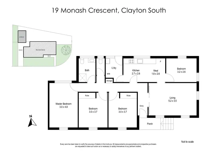 Floorplan of Homely house listing, 19 Monash Crescent, Clayton South VIC 3169