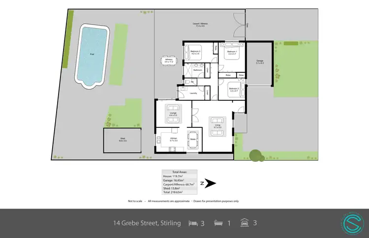 Floorplan of Homely house listing, 14 Grebe Street, Stirling WA 6021