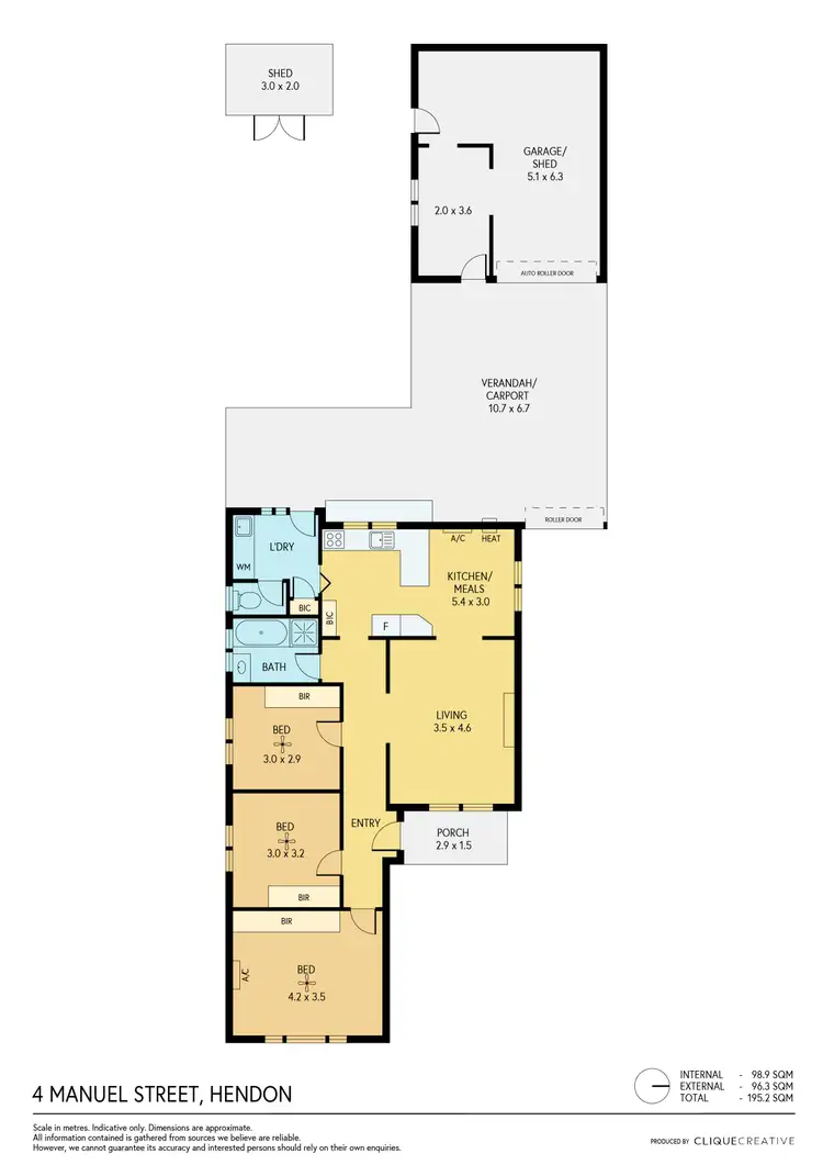 Floorplan of Homely house listing, 4 Manuel Street, Hendon SA 5014