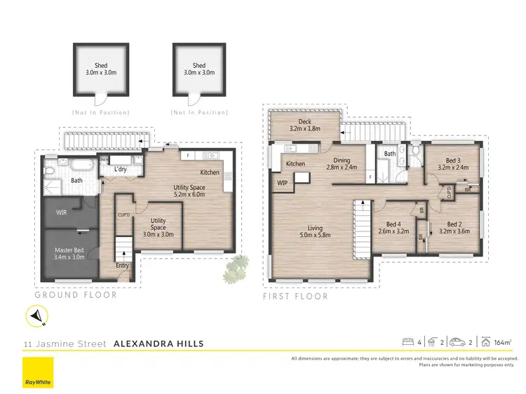Floorplan of Homely house listing, 11 Jasmine Street, Alexandra Hills QLD 4161