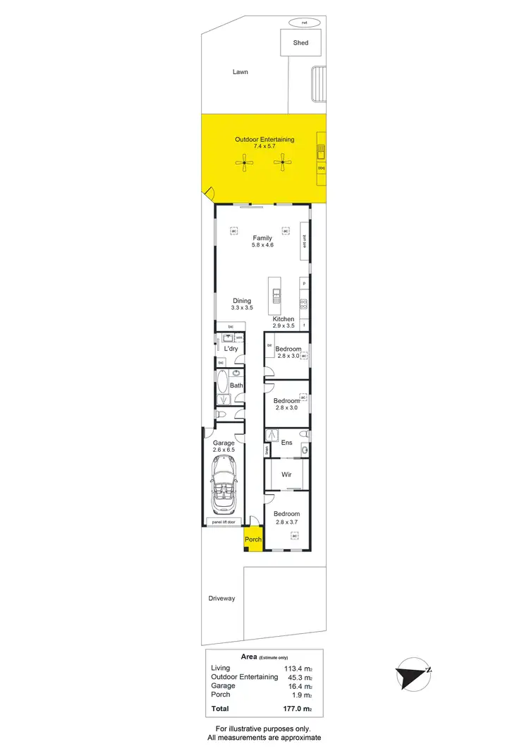 Floorplan of Homely house listing, 23a Esk Street, Woodville South SA 5011