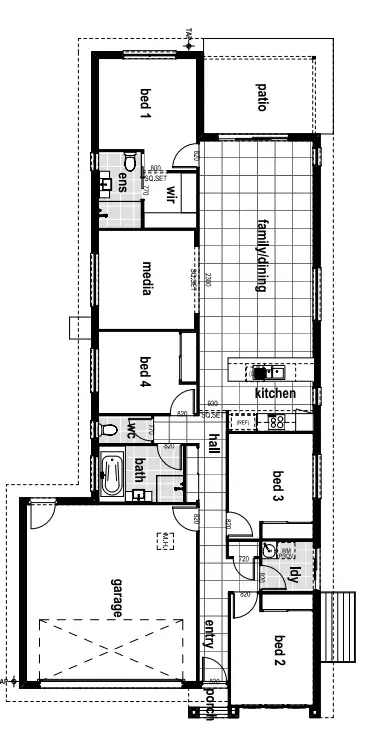Floorplan of Homely house listing, 4 Westringia Court, Logan Reserve QLD 4133