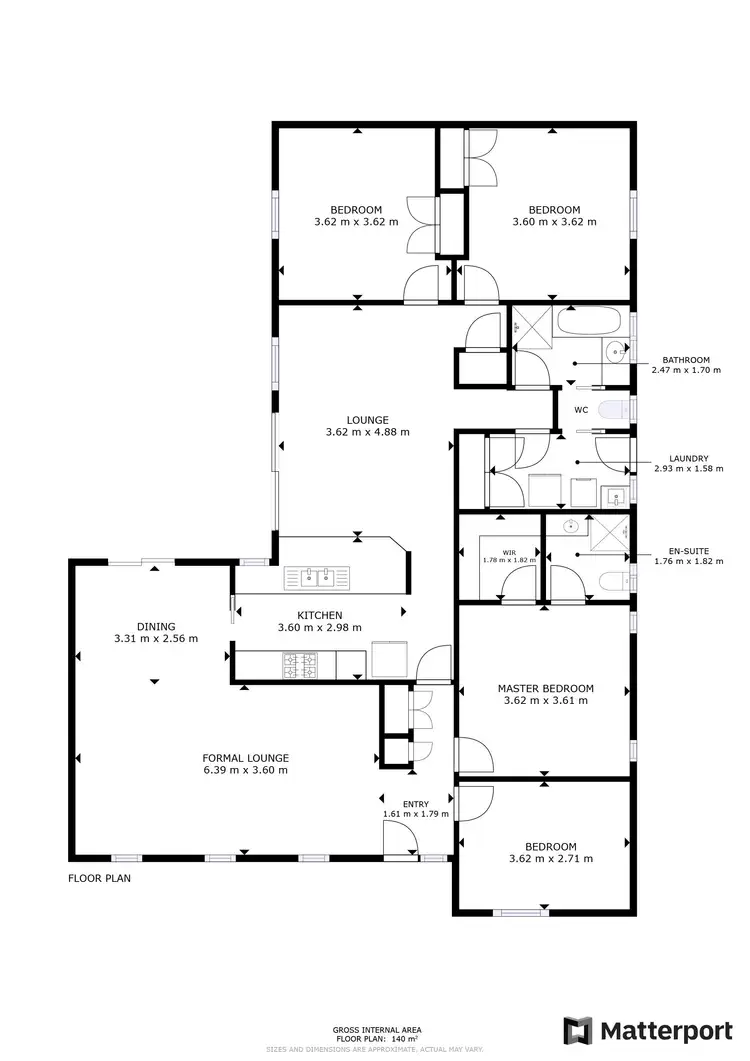 Floorplan of Homely house listing, 40 Allan Street, Nyah West VIC 3595