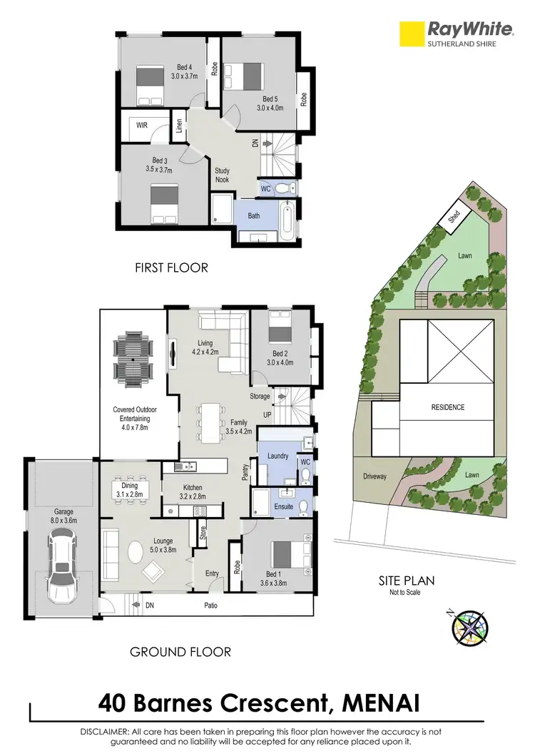 Floorplan of Homely house listing, 40 Barnes Crescent, Menai NSW 2234
