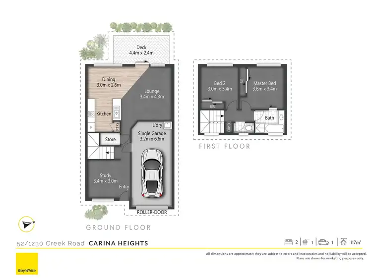 Floorplan of Homely townhouse listing, 52/1230 Creek Road, Carina Heights QLD 4152