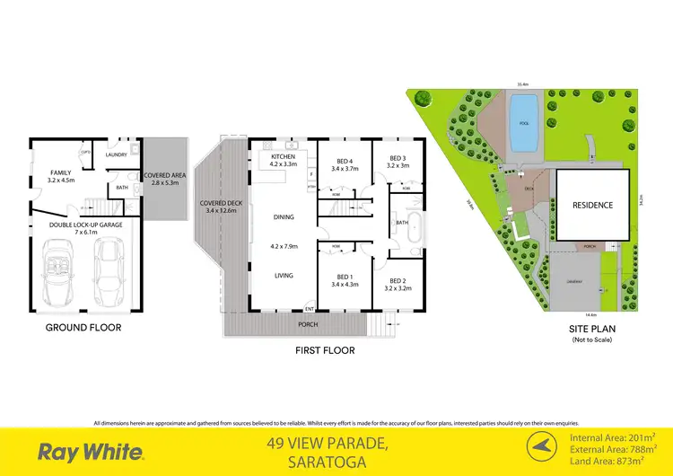Floorplan of Homely house listing, 49 View Parade, Saratoga NSW 2251