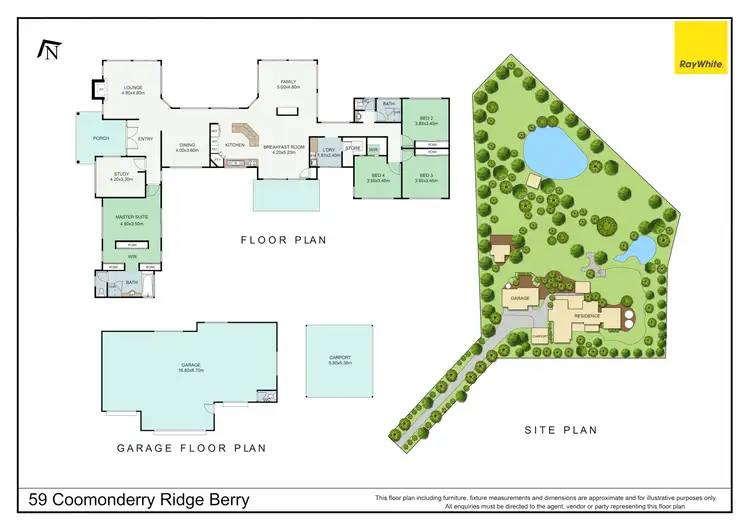 Floorplan of Homely house listing, 59 Coomonderry Ridge, Berry NSW 2535