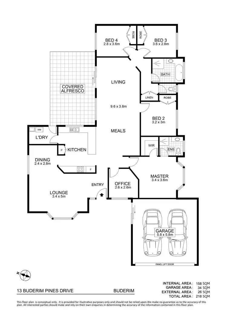 Floorplan of Homely house listing, 13 Buderim Pines Drive, Buderim QLD 4556