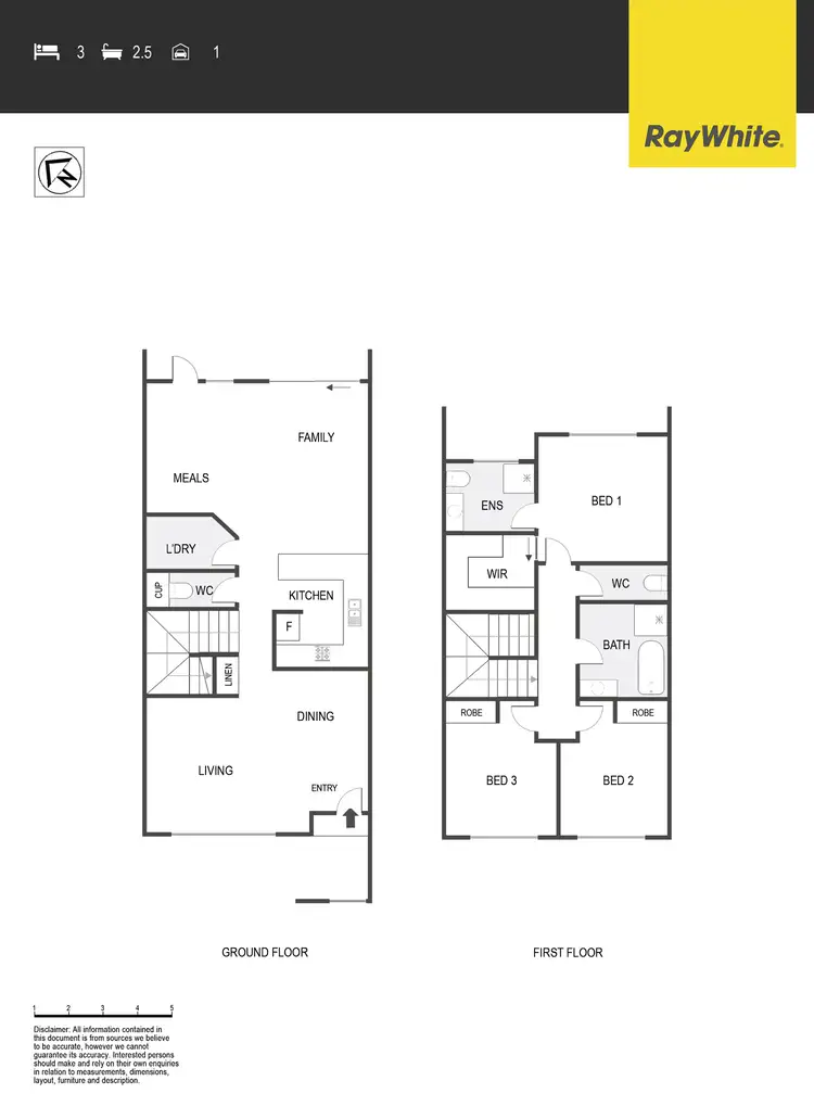 Floorplan of Homely townhouse listing, 12/15 Wanliss Street, Latham ACT 2615
