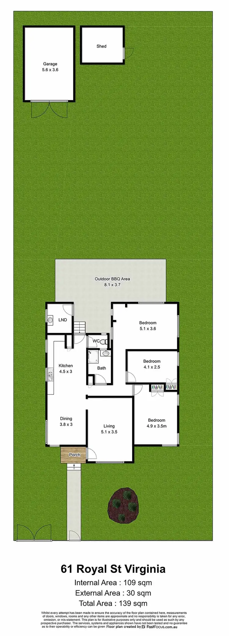 Floorplan of Homely house listing, 61 Royal Street, Virginia QLD 4014