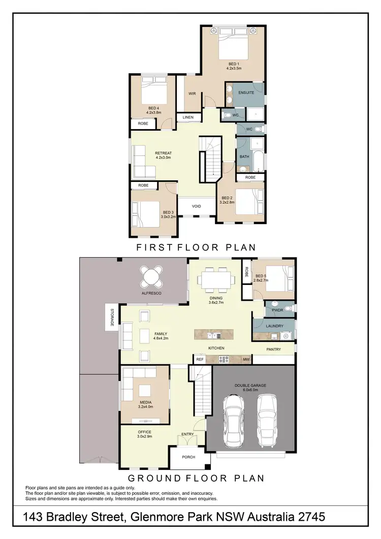 Floorplan of Homely house listing, 143 Bradley Street, Glenmore Park NSW 2745
