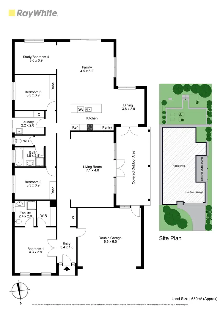 Floorplan of Homely house listing, 18 Oakwood Drive, Carrum Downs VIC 3201
