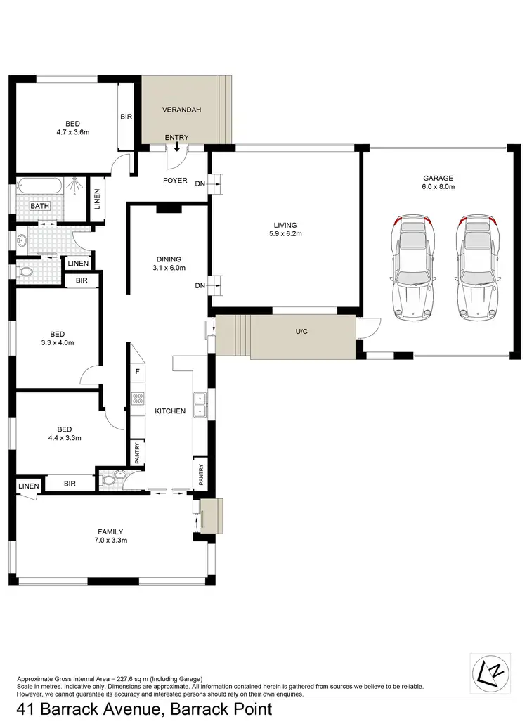 Floorplan of Homely house listing, 41 Barrack Avenue, Barrack Point NSW 2528