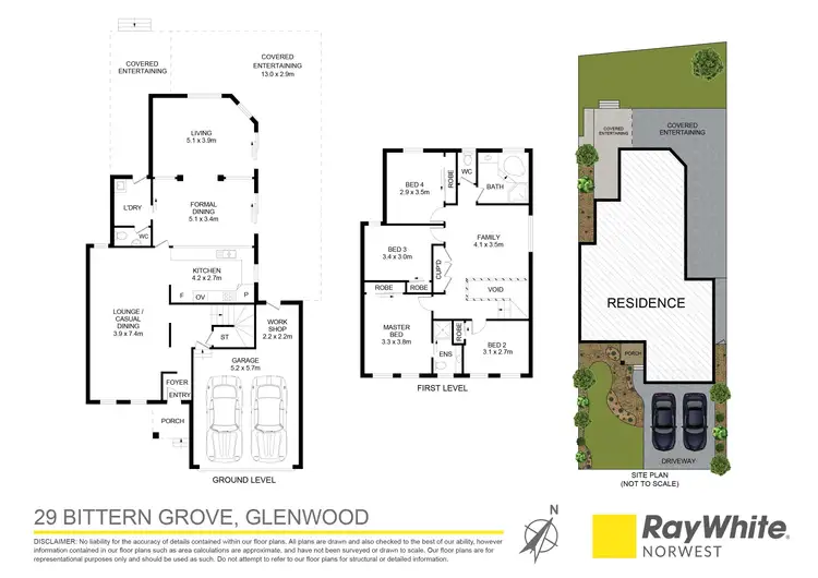 Floorplan of Homely house listing, 29 Bittern Grove, Glenwood NSW 2768