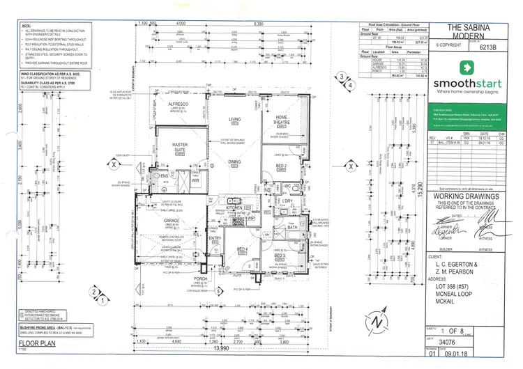 Floorplan of Homely house listing, 57 McNeal Loop, Mckail WA 6330