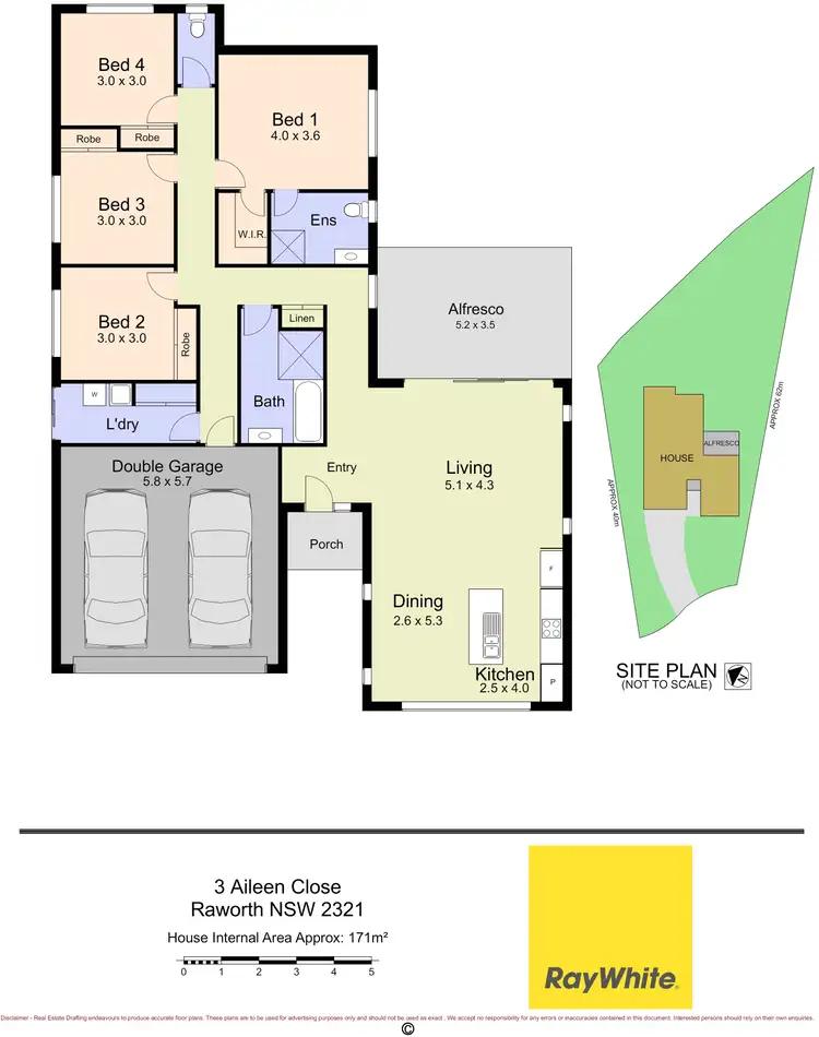 Floorplan of Homely house listing, 3 Aileen Close, Raworth NSW 2321
