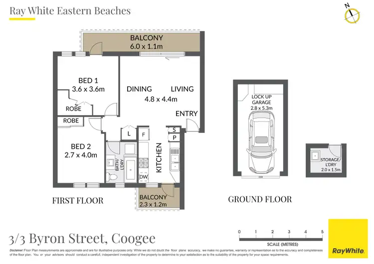 Floorplan of Homely apartment listing, 3/3 Byron Street, Coogee NSW 2034