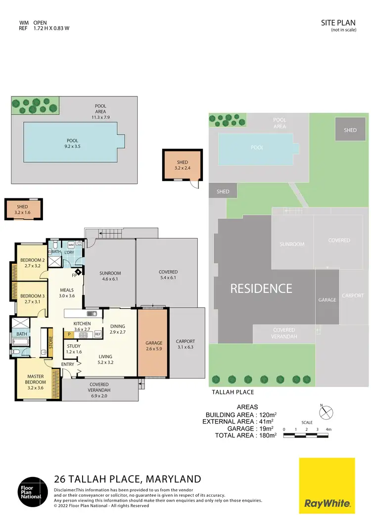 Floorplan of Homely house listing, 26 Tallah Place, Maryland NSW 2287