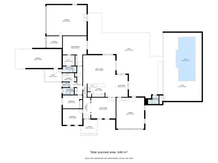 Floorplan of Homely house listing, 628 Pearsall Street, Lavington NSW 2641