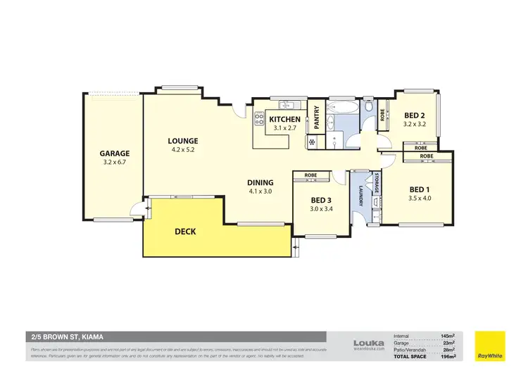 Floorplan of Homely villa listing, 2/5 Brown Street, Kiama NSW 2533