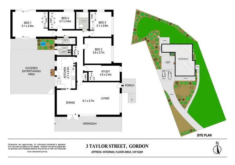 Floorplan of Homely house listing, 3 Taylor Street, Gordon NSW 2072
