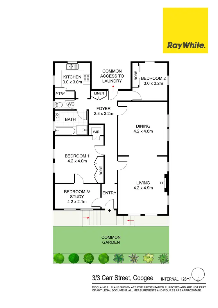 Floorplan of Homely unit listing, 3/3 Carr Street, Coogee NSW 2034