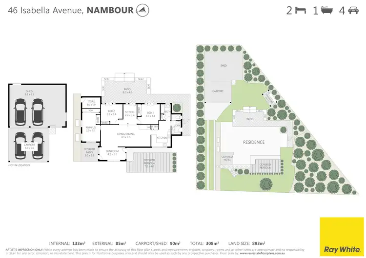 Floorplan of Homely house listing, 46 Isabella Avenue, Nambour QLD 4560