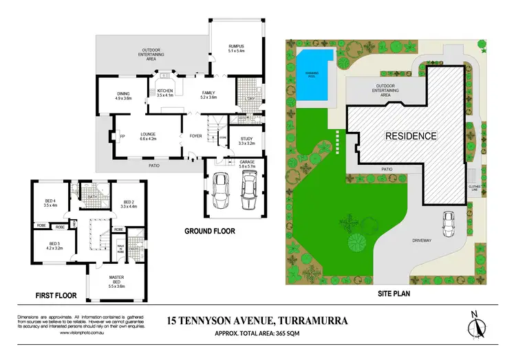 Floorplan of Homely house listing, 15 Tennyson Avenue, Turramurra NSW 2074