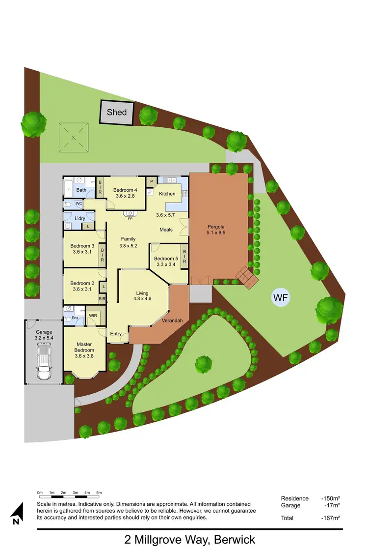 Floorplan of Homely house listing, 2 Millgrove Way, Berwick VIC 3806