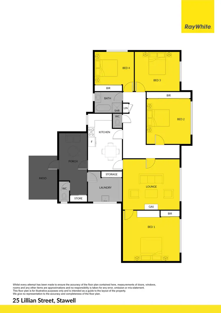 Floorplan of Homely house listing, 25 Lilian Street, Stawell VIC 3380