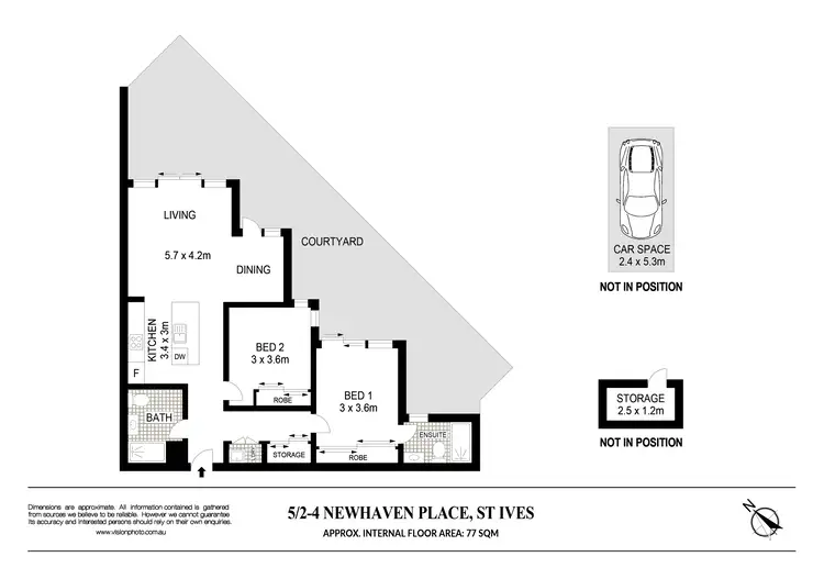 Floorplan of Homely apartment listing, 5/2-4 Newhaven Place, St Ives NSW 2075