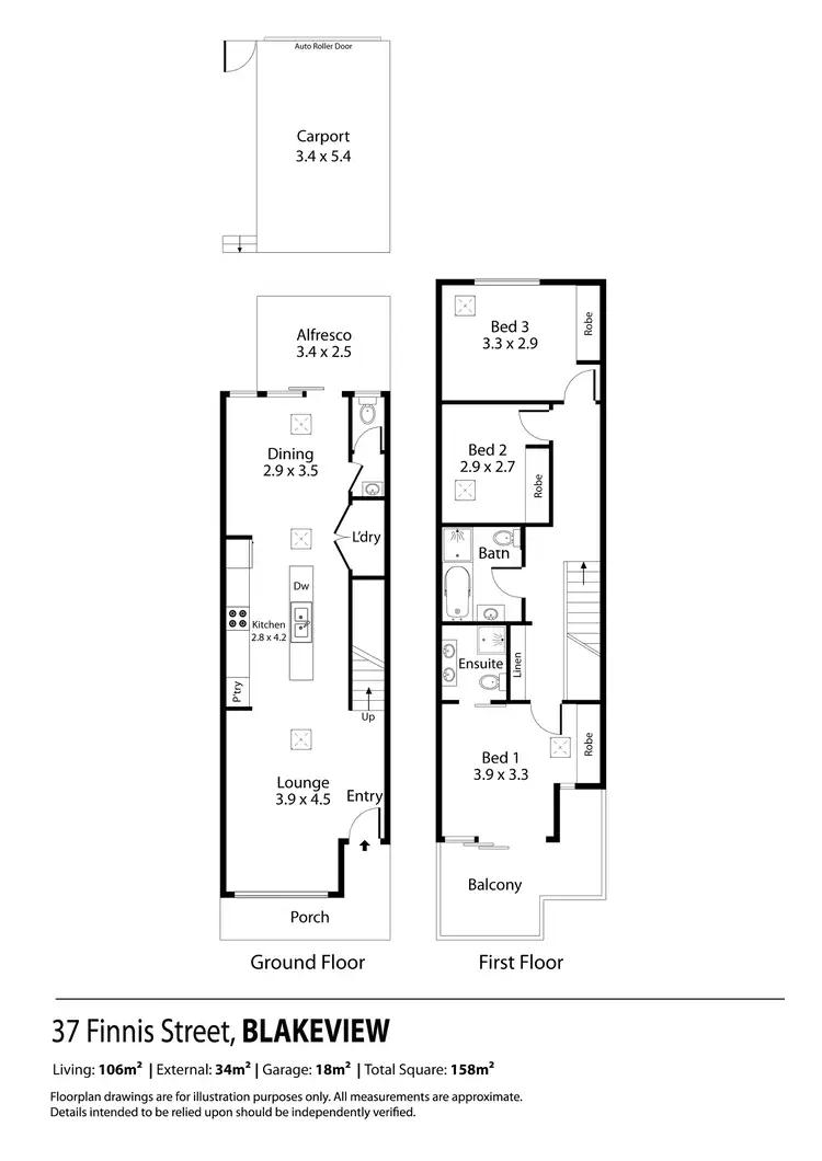 Floorplan of Homely house listing, 37 Finnis Street, Blakeview SA 5114