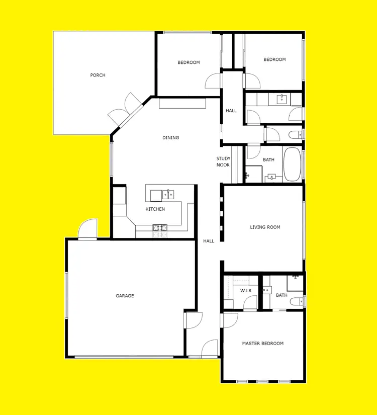 Floorplan of Homely house listing, 21 Leicester Street, Mildura VIC 3500
