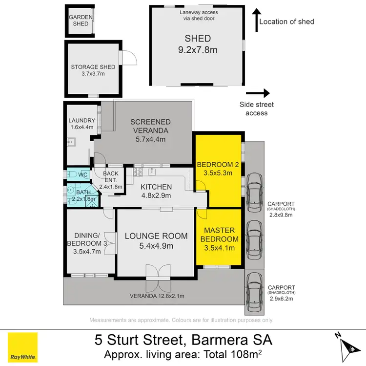 Floorplan of Homely house listing, 5 Sturt Street, Barmera SA 5345