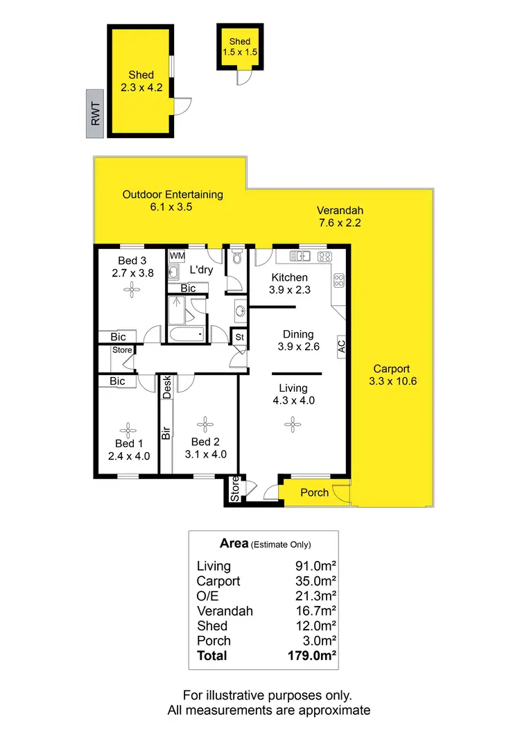 Floorplan of Homely house listing, 4 Lord Hobart Way, West Lakes SA 5021