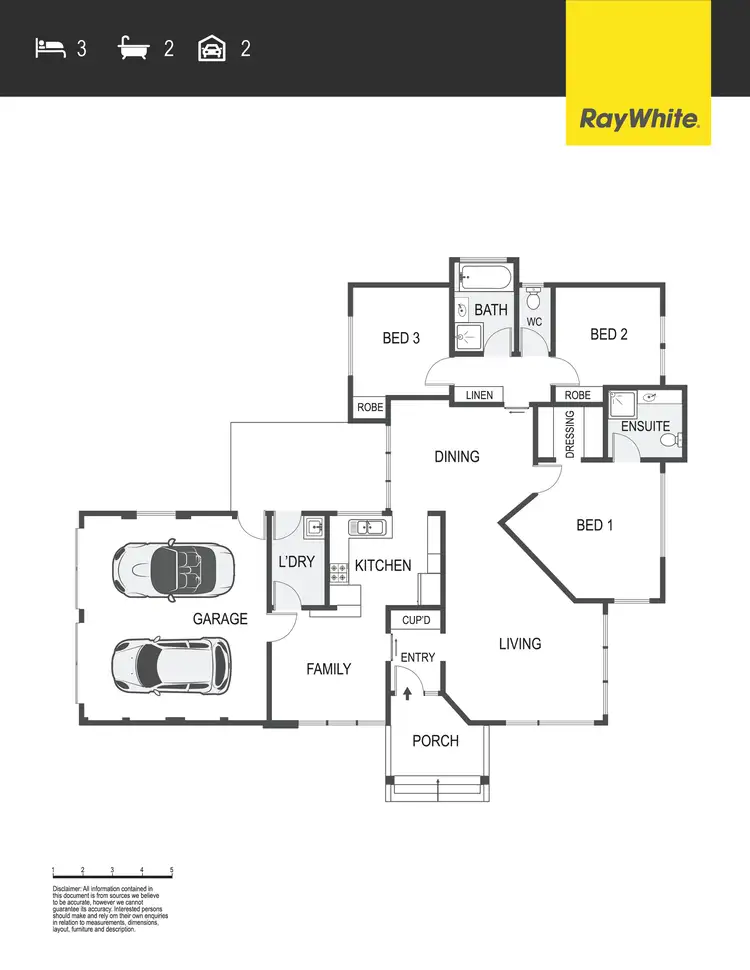 Floorplan of Homely townhouse listing, 26 Challinor Crescent, Florey ACT 2615