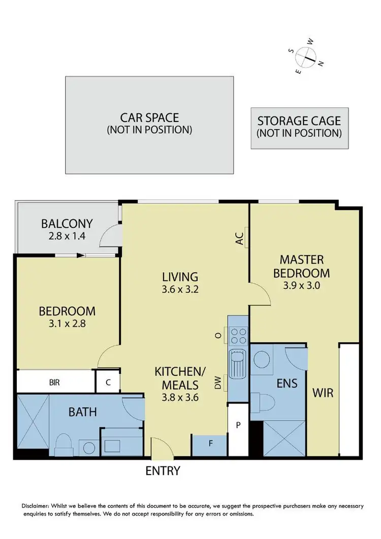 Floorplan of Homely apartment listing, 809/404 Burwood Highway, Wantirna South VIC 3152
