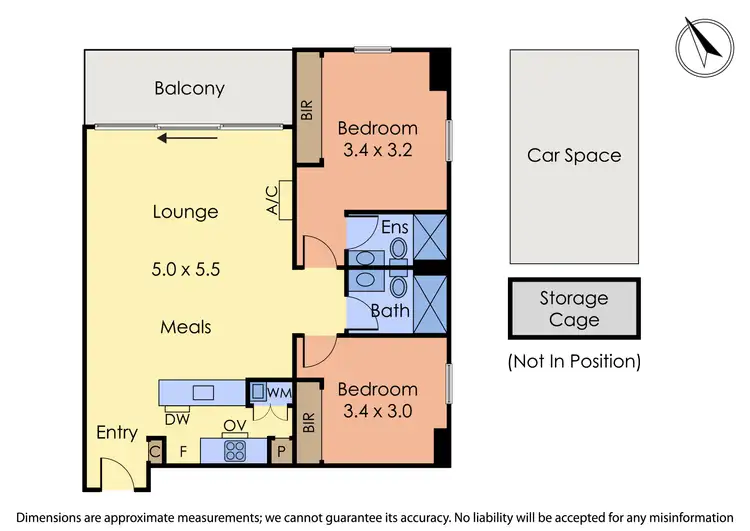 Floorplan of Homely apartment listing, 302a/400 Burwood Highway, Wantirna South VIC 3152