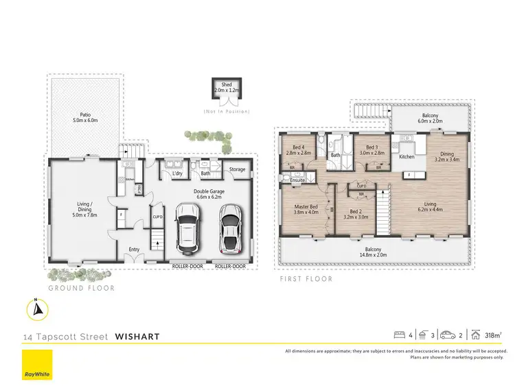 Floorplan of Homely house listing, 14 Tapscott Street, Wishart QLD 4122