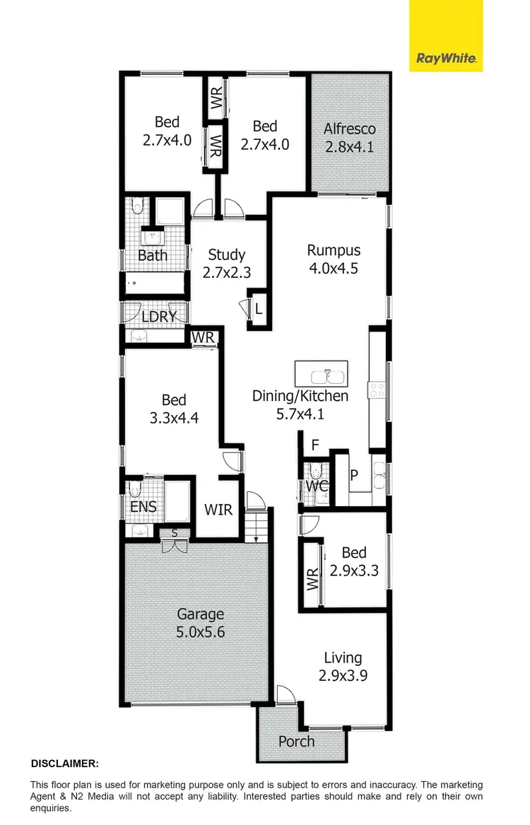 Floorplan of Homely house listing, 3 Cinch Street, Box Hill NSW 2765