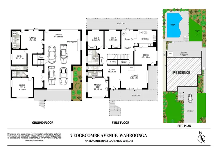 Floorplan of Homely house listing, 9 Edgecombe Avenue, Wahroonga NSW 2076