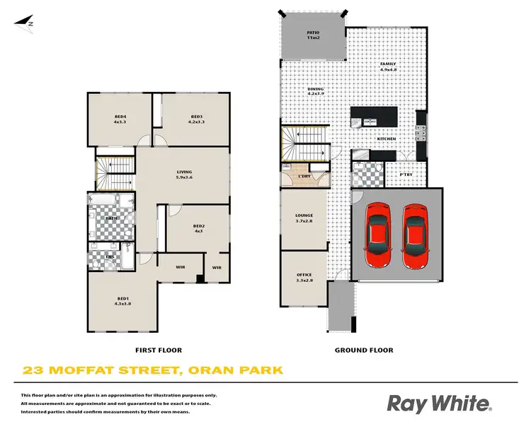 Floorplan of Homely house listing, 23 Moffat Street, Oran Park NSW 2570