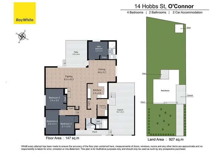 Floorplan of Homely house listing, 14 Hobbs Street, O'connor ACT 2602